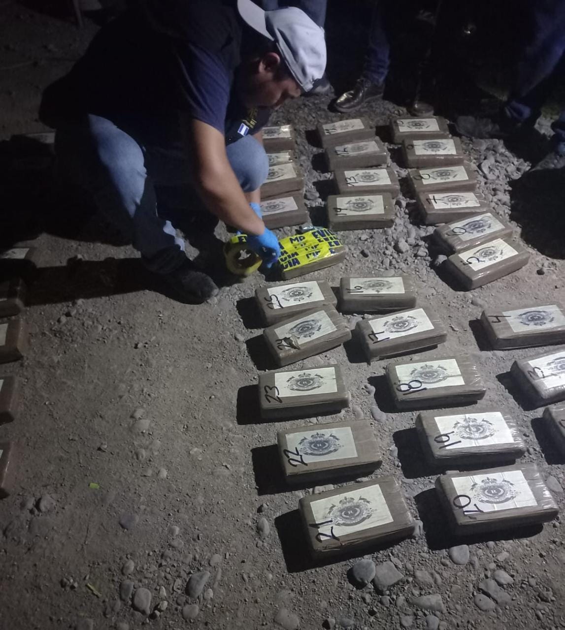 SGAIA incauta en Jacaltenango 100 kilos de cocaína vinculados con Los Huistas